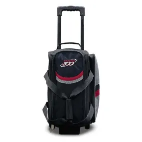 Columbia 300 Boss Double Roller Red Black Bowling Bag