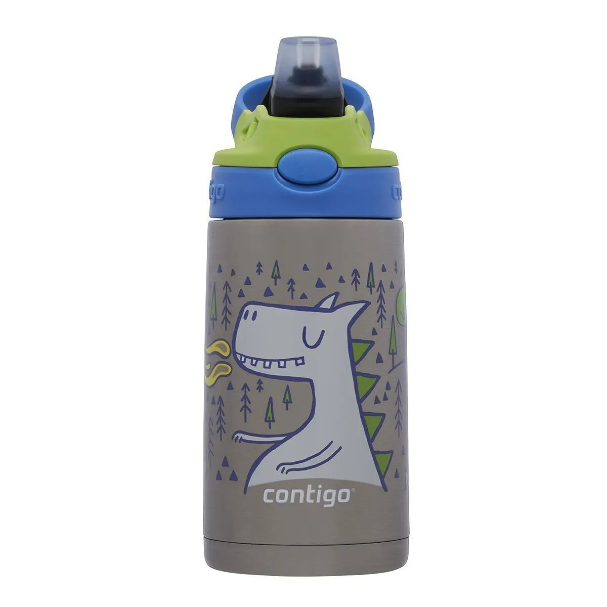 Contigo Gizmo Dragon elik ocuk Suluu 420ML Ejderha Desenli