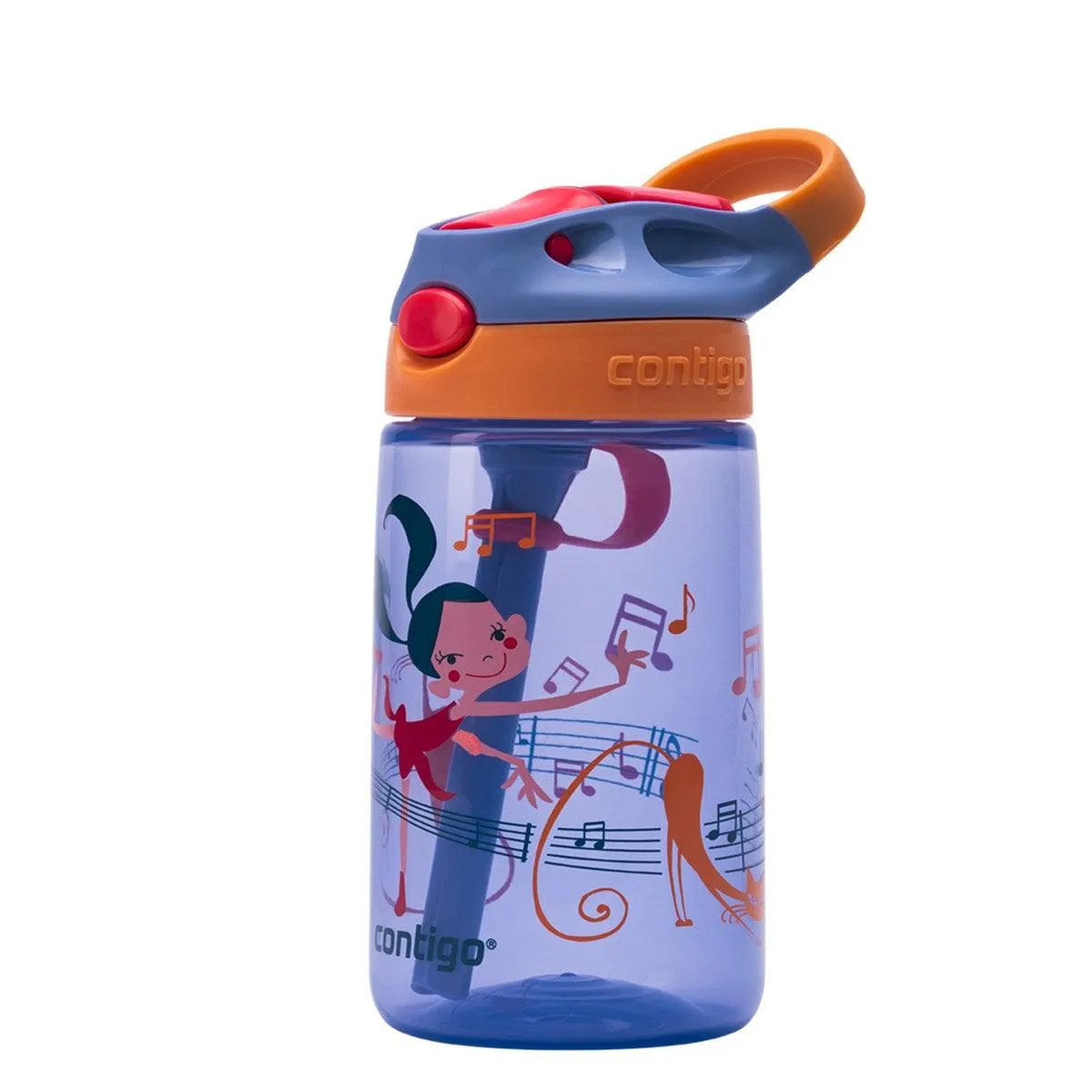 Contigo Gizmo Flip Uzay Tritan ocuk Suluu 420ML Mor