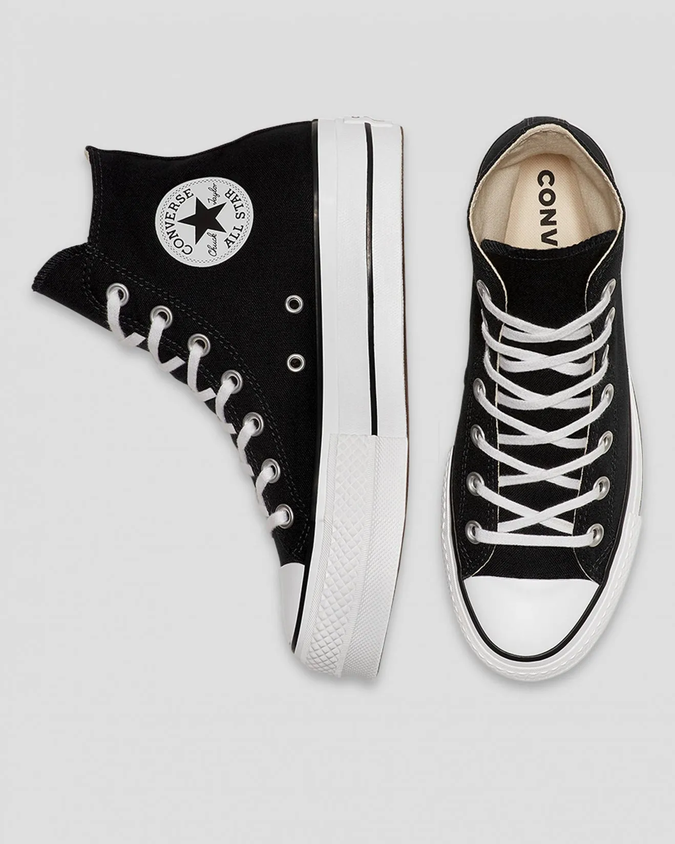 Converse Womens Chuck Taylor All Star Lift High Top Black