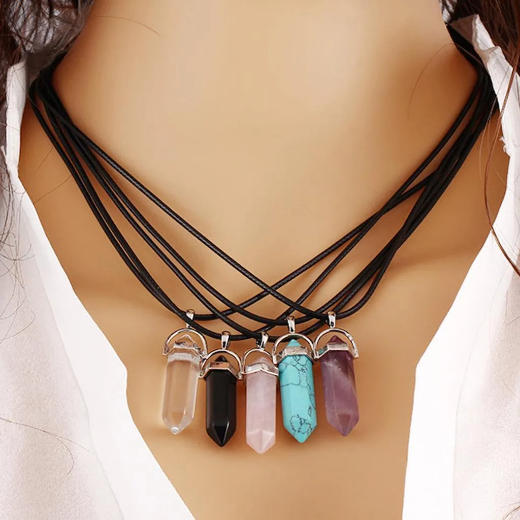 Crystal Point Necklace