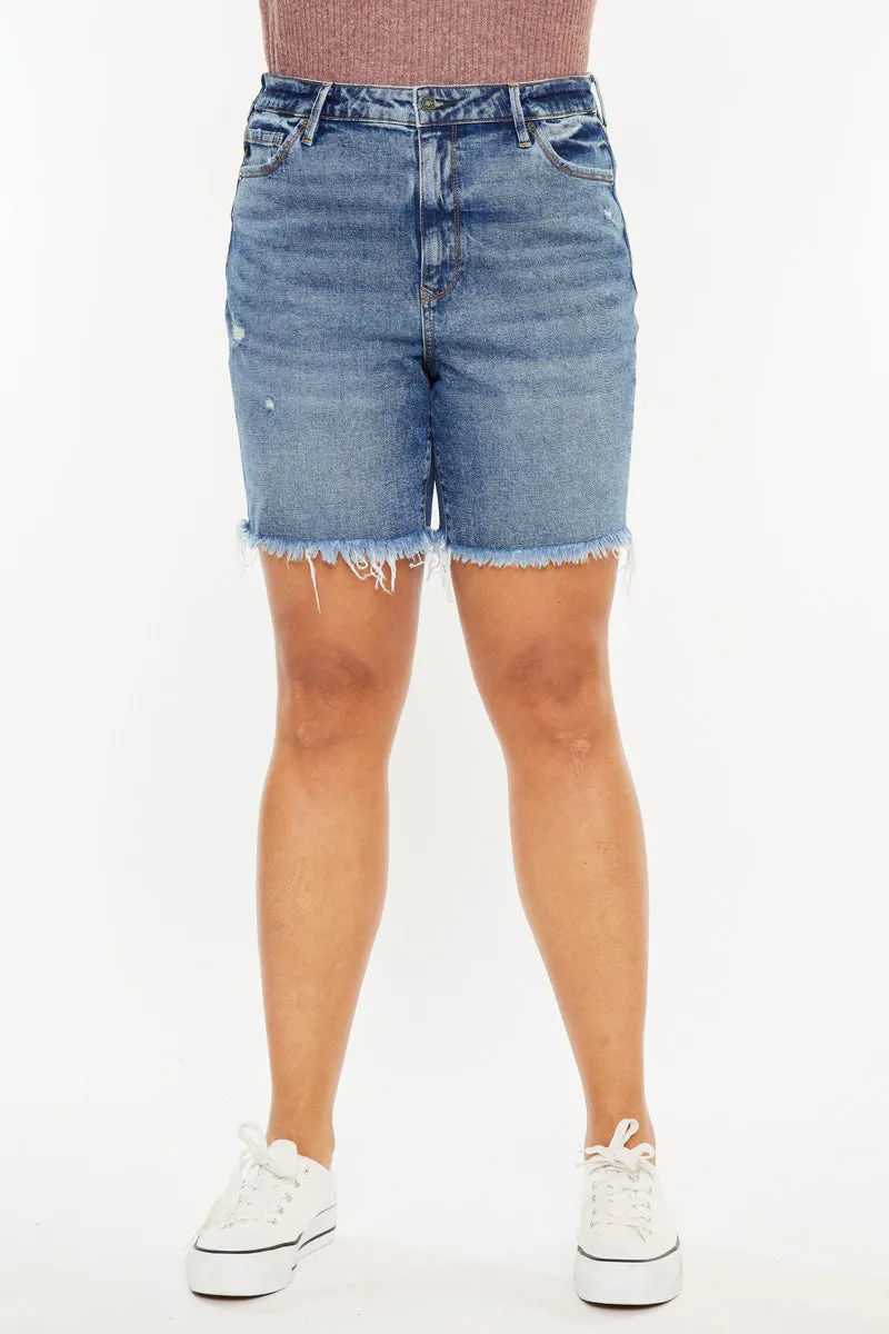 Datrina Ultra High Rise Bermuda Shorts (Plus Size)