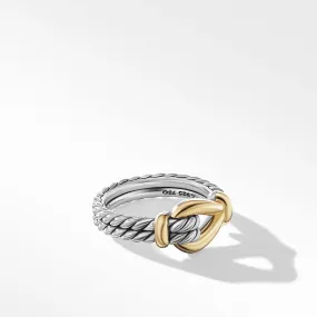 David Yurman Thoroughbred Loop Ring with 18K Yellow Gold 9MM