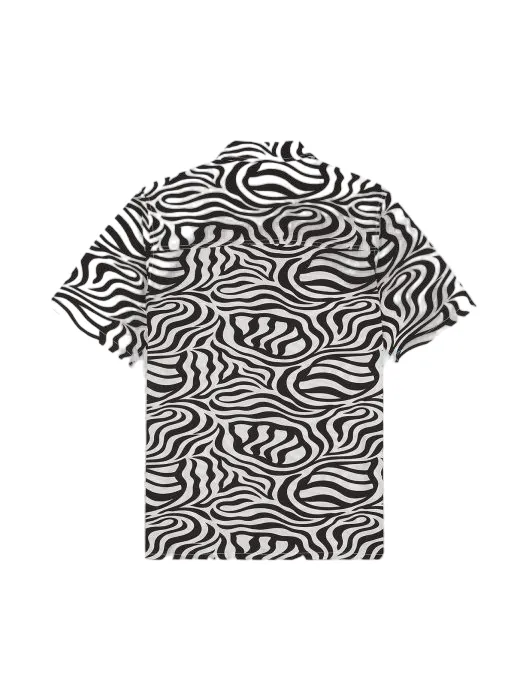 Dickies Men's short sleeve shirt Clackamas DK0A4Y7JF311 cloud zebra