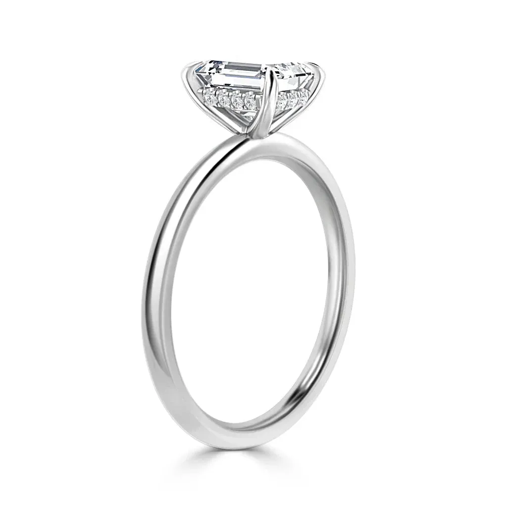 Edith - 18ct White Gold - Emerald