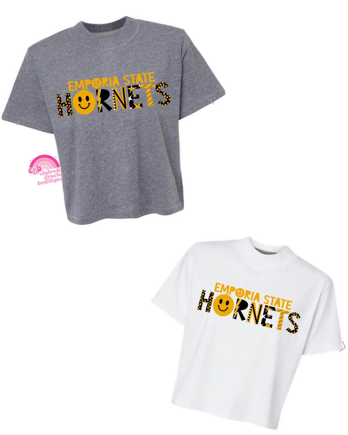 Emporia State Hornets Smiley | ESU Boxy Tee