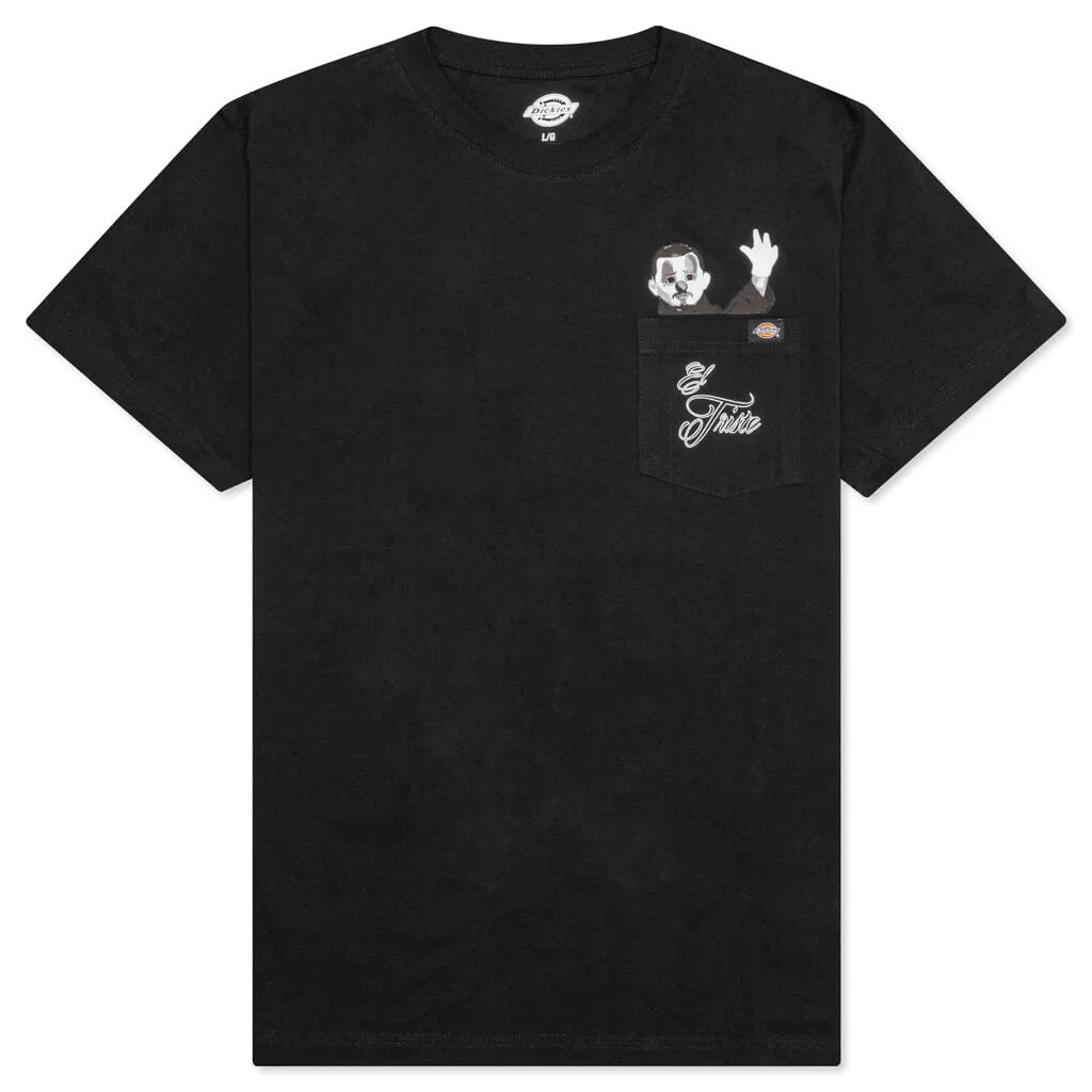 Estevan Oriol x El Triste Wave S/S Tee - Black