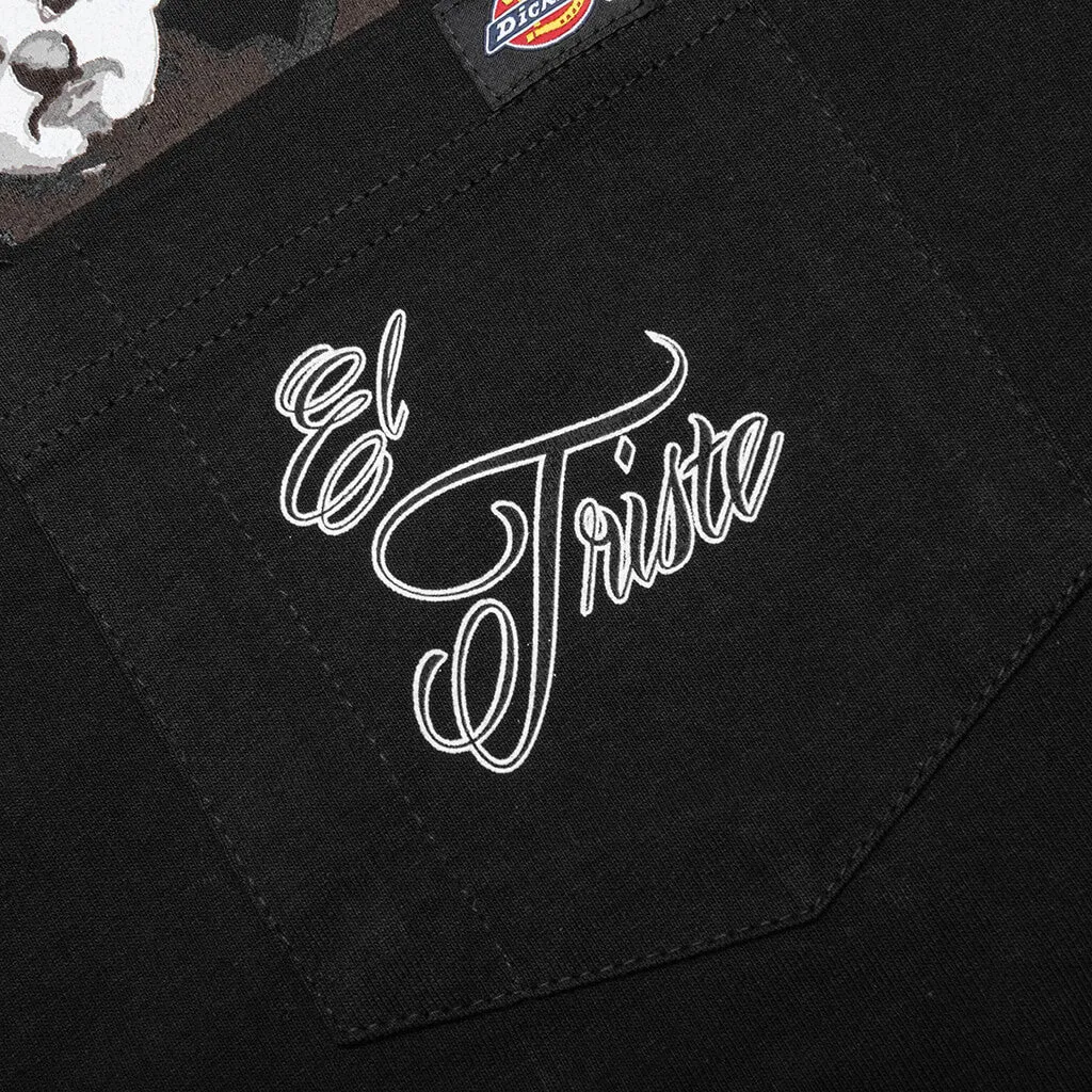 Estevan Oriol x El Triste Wave S/S Tee - Black