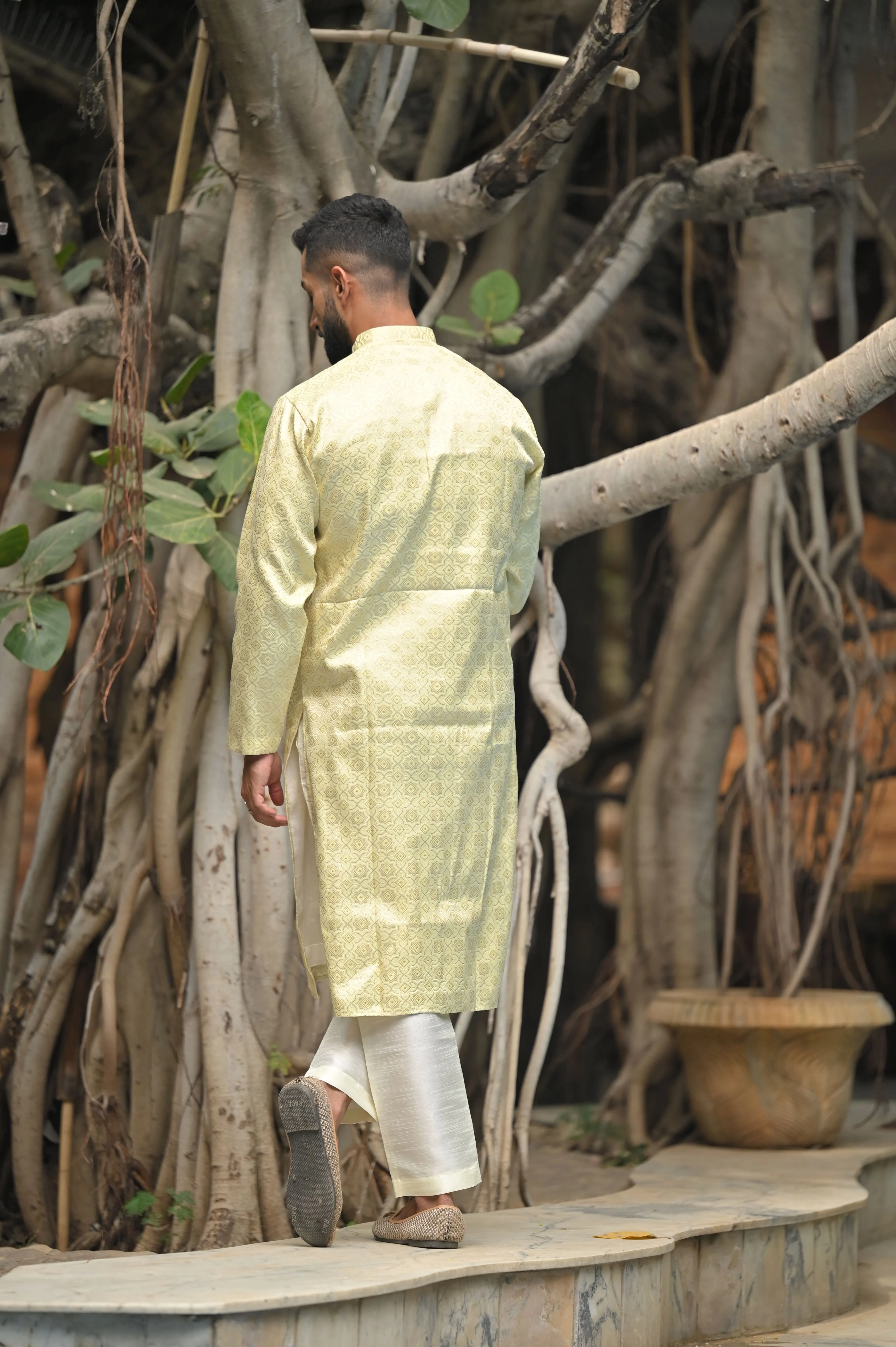 Festive Threads Brocade Kurta Pajama