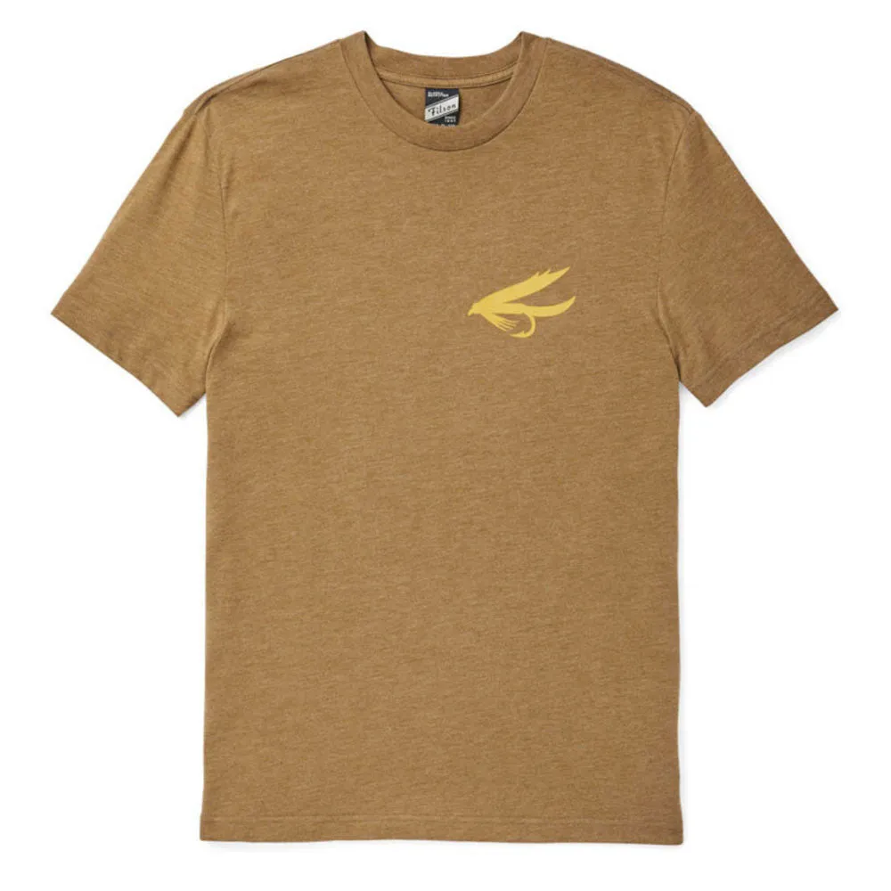 Filson Buckshot Fly Fish T-Shirt Olive / Drab Heather