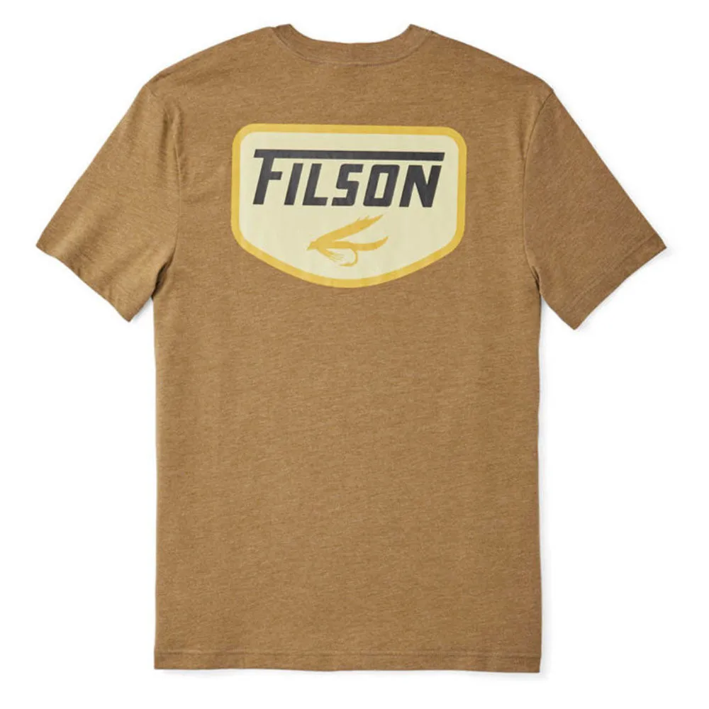 Filson Buckshot Fly Fish T-Shirt Olive / Drab Heather