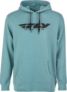 'Fly Racing' Men's Corporate Pullover Hoodie - Dusty Slate