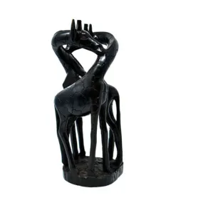 Giraffe Necking Sculpture 01