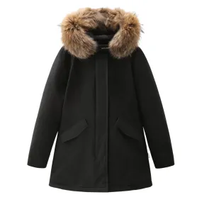 Giubbino Donna Woolrich Arctic Parka Ramar Pelliccia Removibile Nero