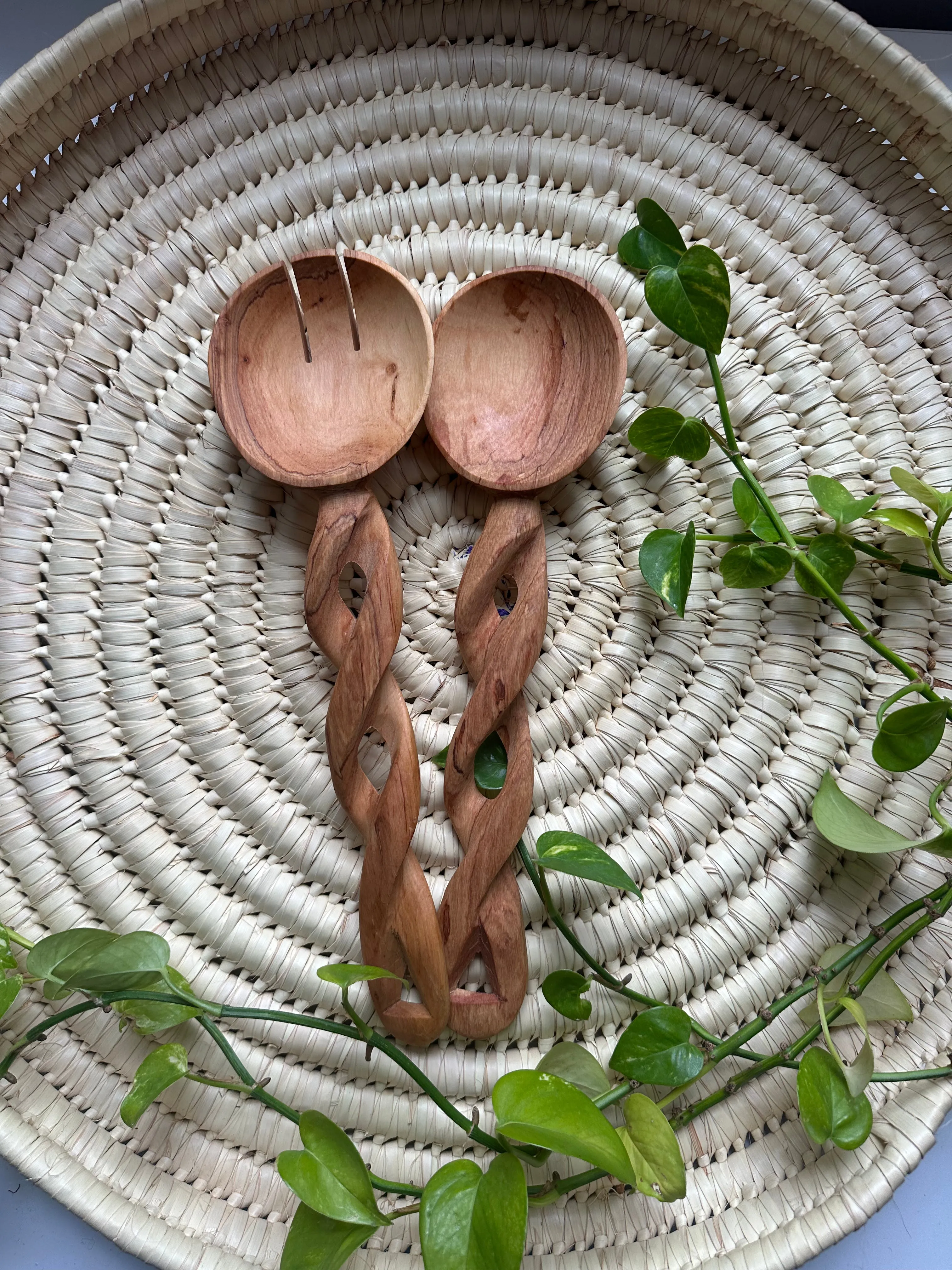 Hand-carved Wood Spoons