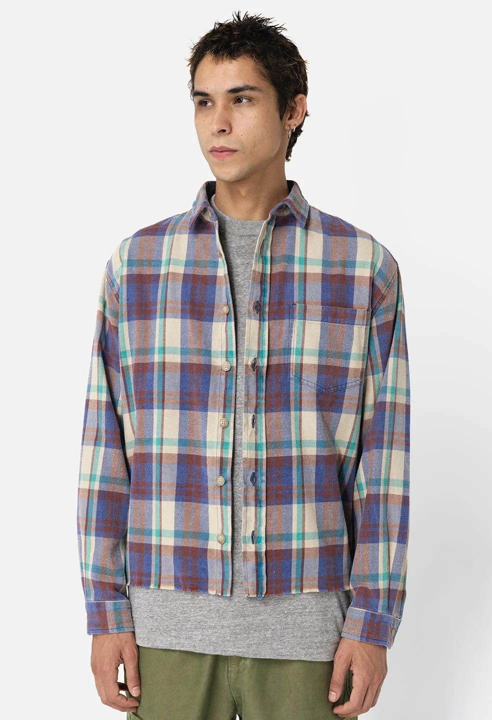 Hemi Oversized Shirt / Orchard Check