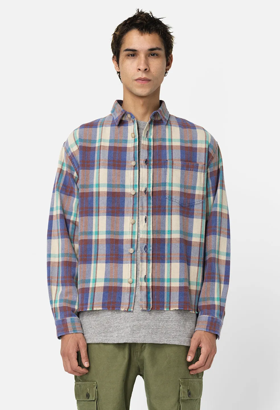 Hemi Oversized Shirt / Orchard Check