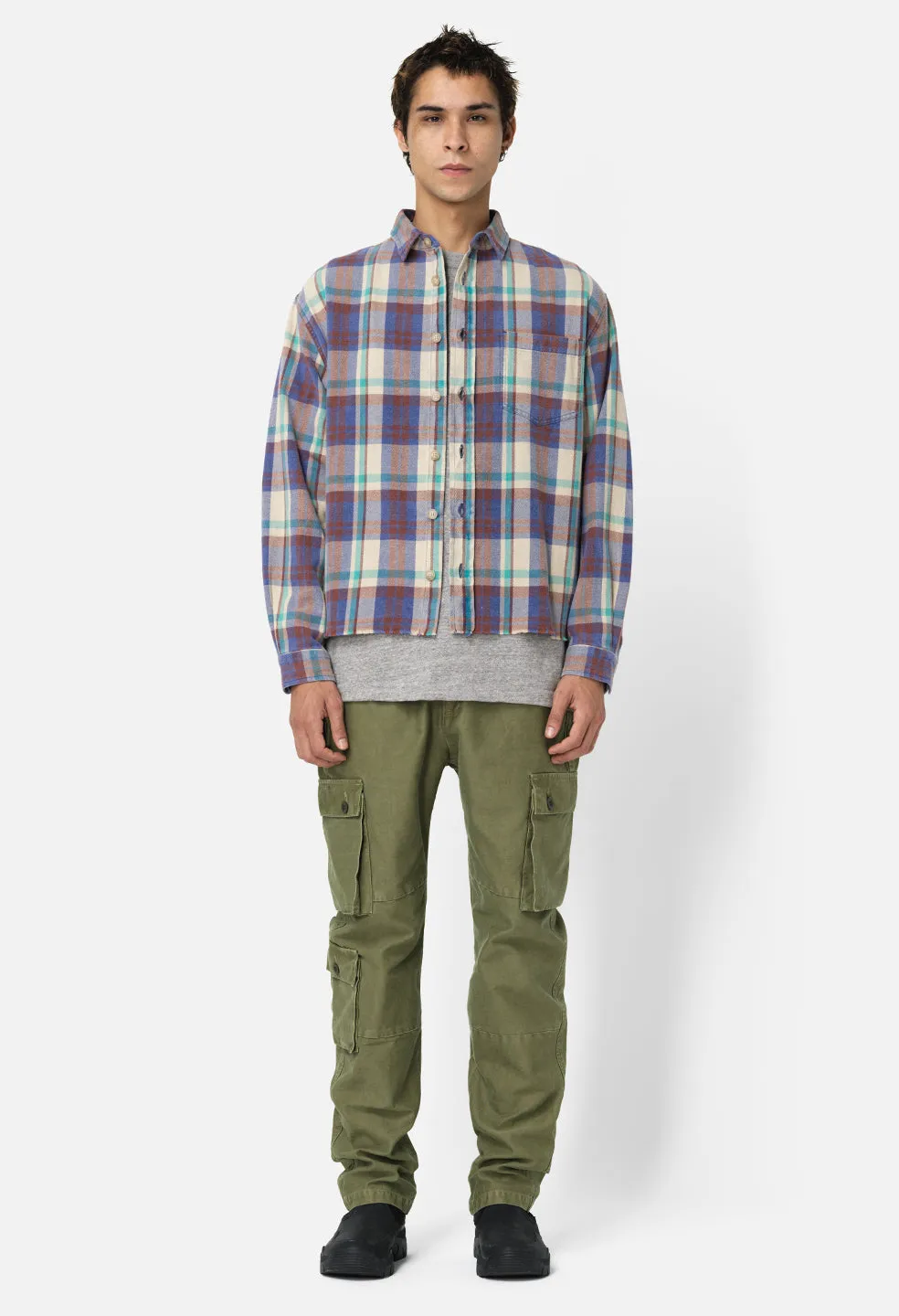 Hemi Oversized Shirt / Orchard Check