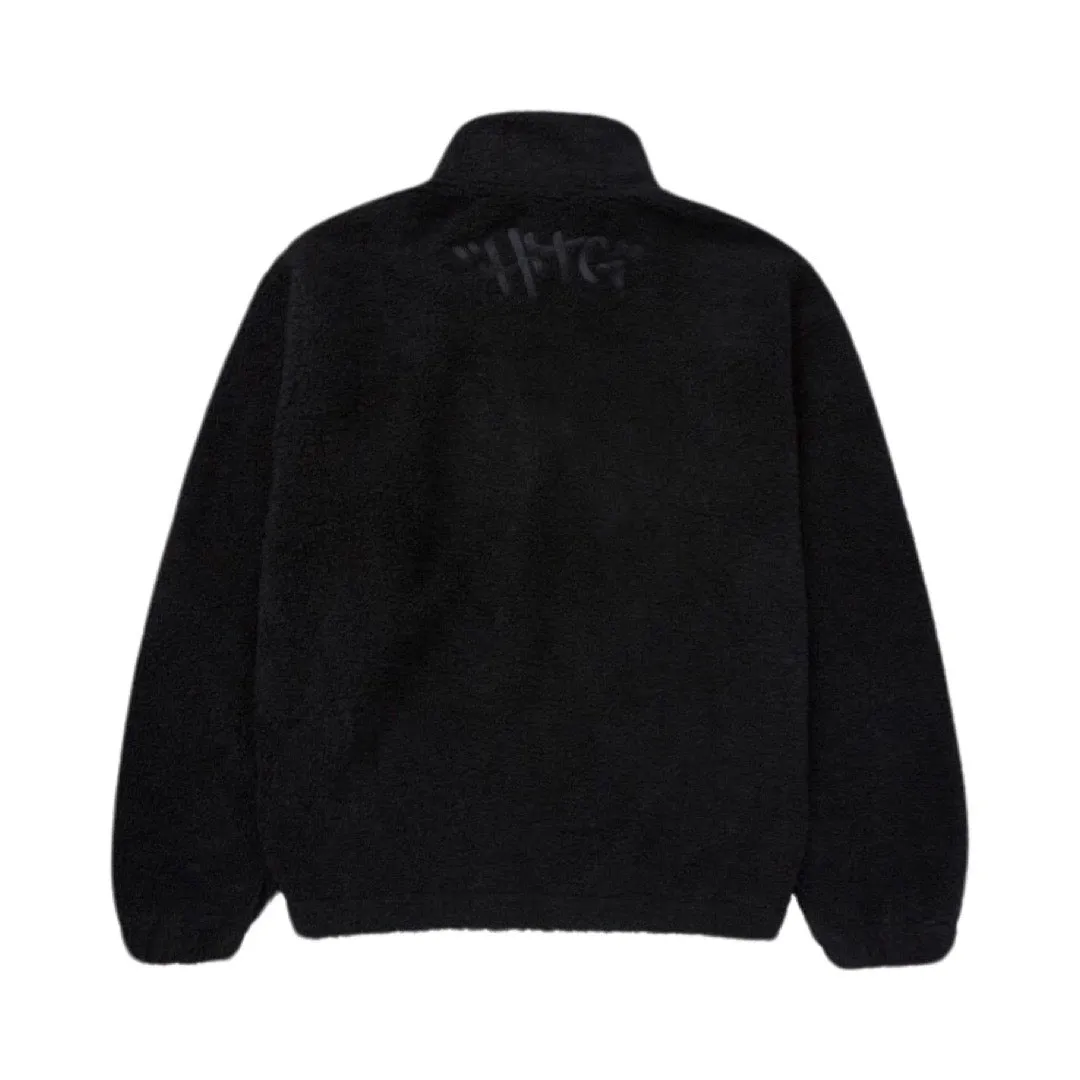 Honor The Gift Script Sherpa Black Pullover