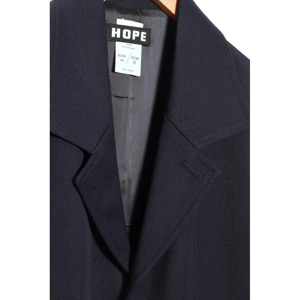 Hope Zone Coat dark navy twill