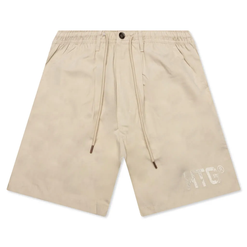 HTG Brand Poly Short - Bone