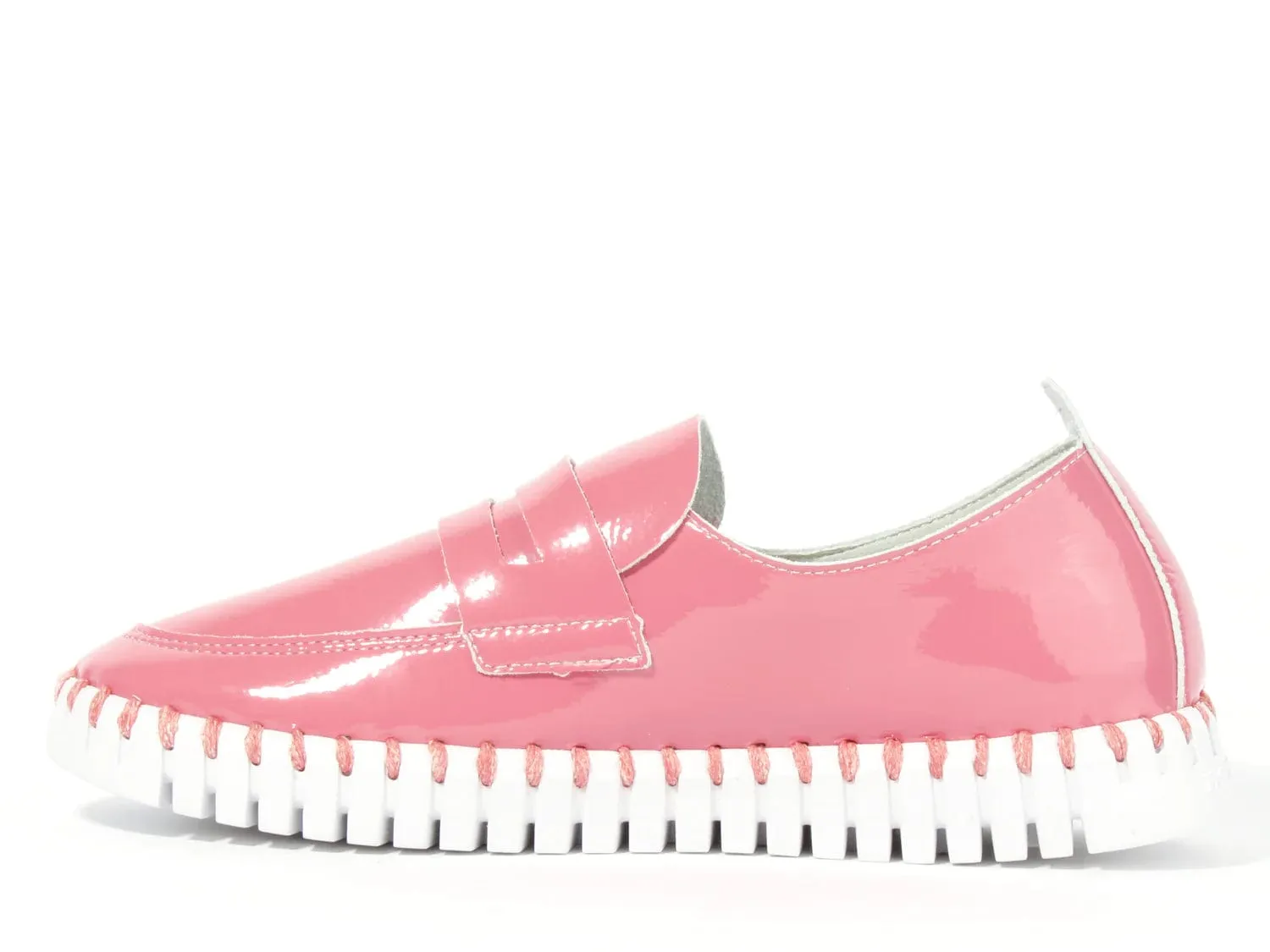 Ilse Jacobsen Loafer Style Shoe in Soft Pink- 3865