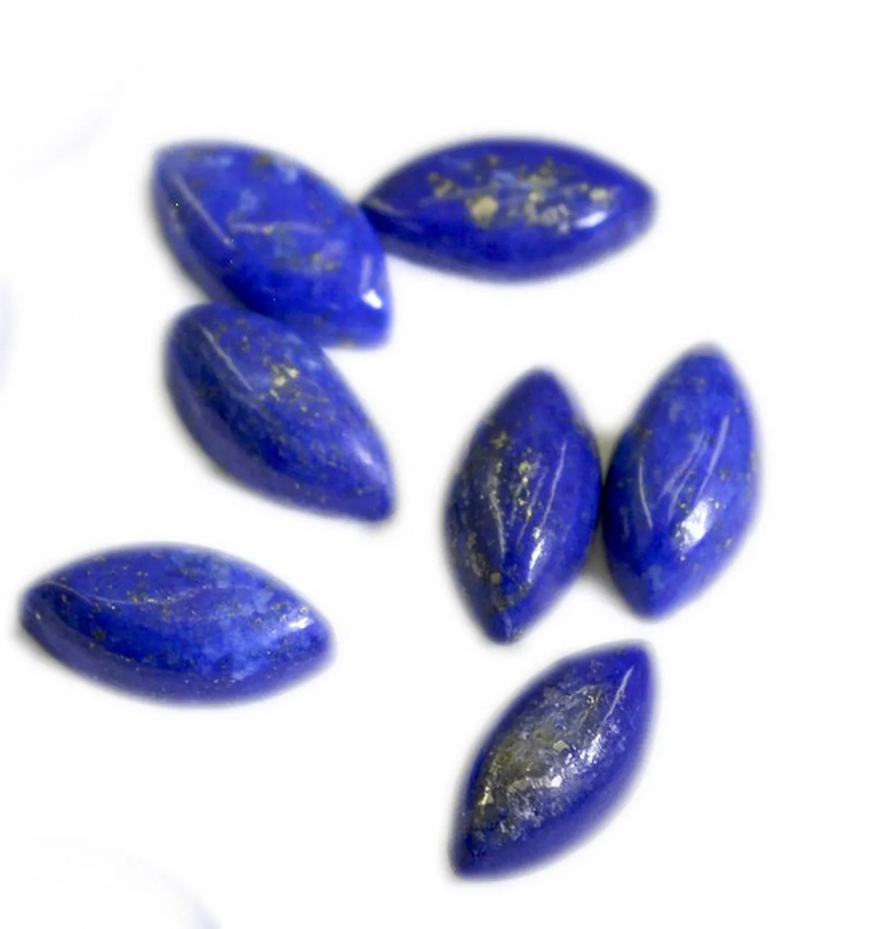 inviting Lapis Lazuli cabochon marquise 3X5 mm Loose Gemstones STLLACBMQ3X5