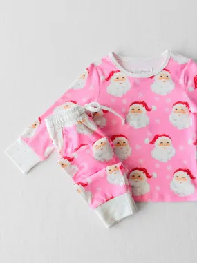 Jogger Play Set - Jolly St Nick in Pink