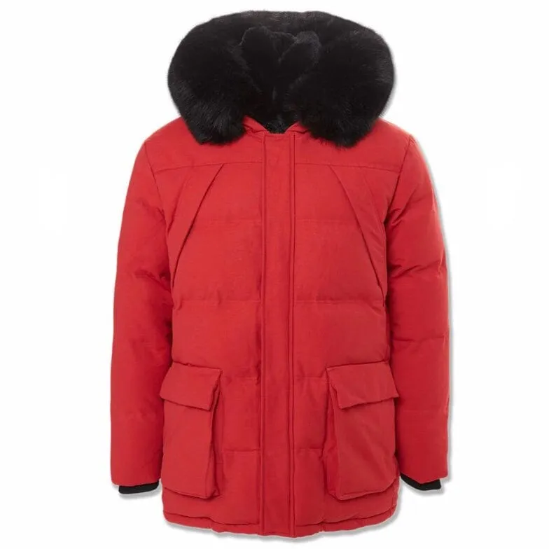 Jordan Craig Bismarck Fur Lined Parka Jacket (Red) 91537