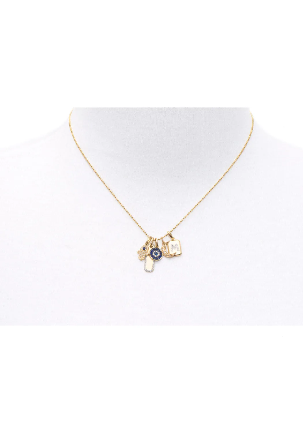 KC Designs Sapphire Multi Lucky Charm Necklace