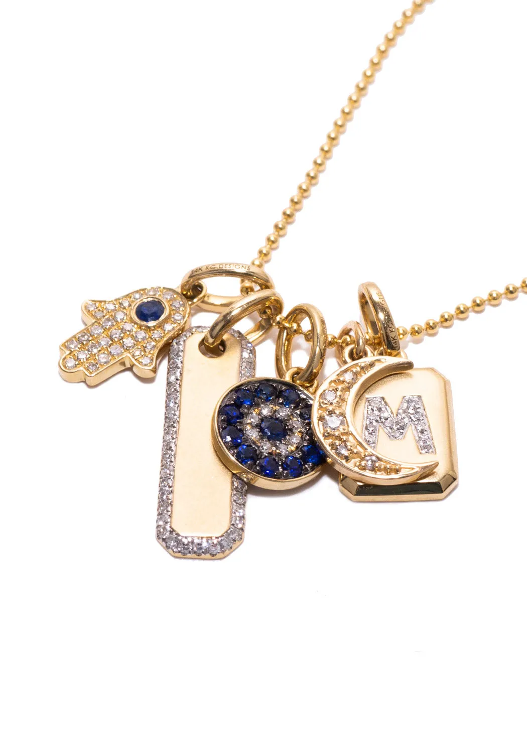 KC Designs Sapphire Multi Lucky Charm Necklace