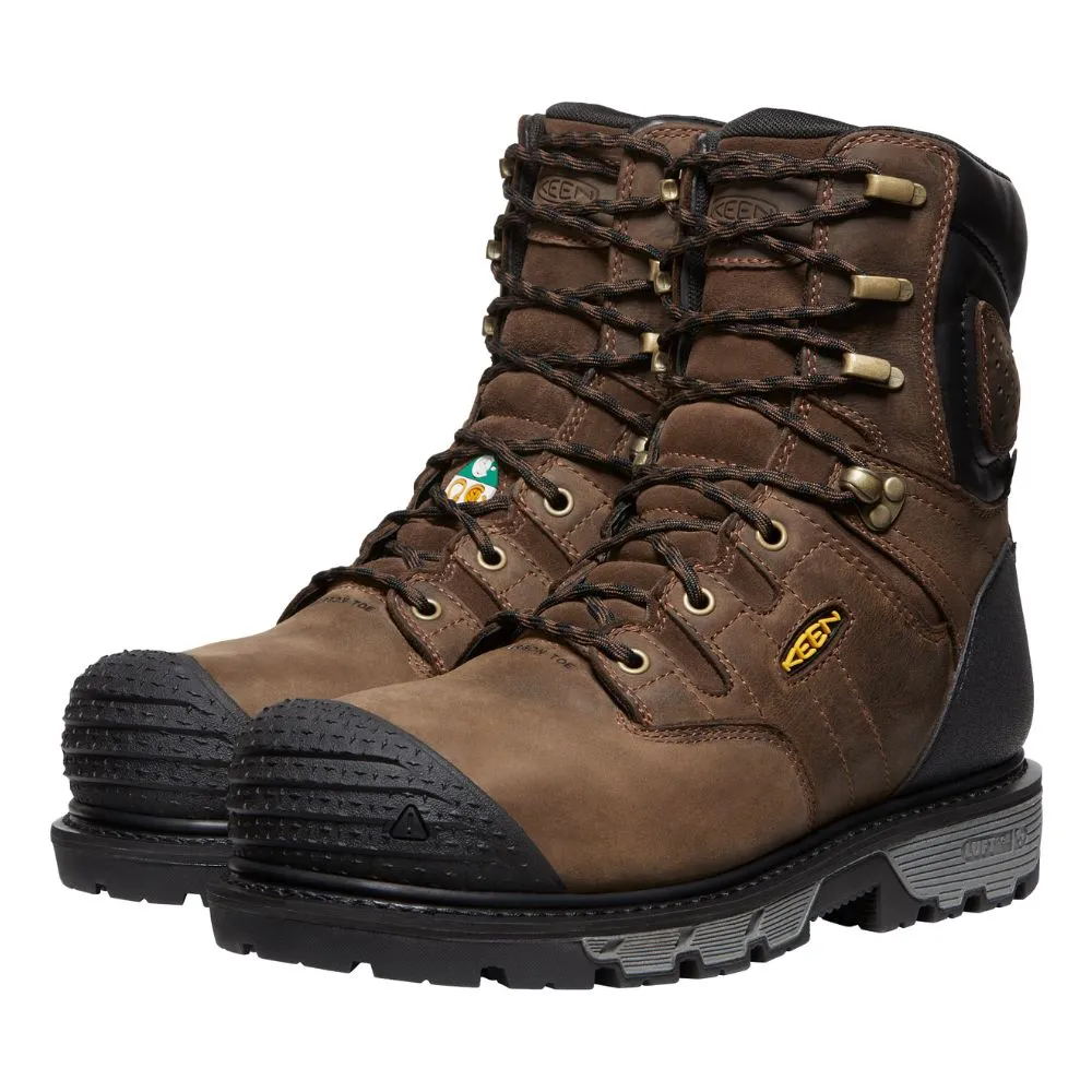 Keen Camden Men's 8 Insulated Waterproof Composite Toe Work Boot 1028289 - Brown