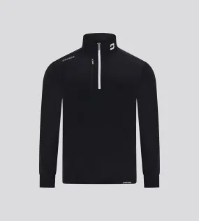 KIDS ULTRA BLEND 1/4 ZIP BLACK