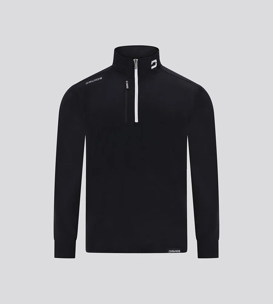 KIDS ULTRA BLEND 1/4 ZIP BLACK