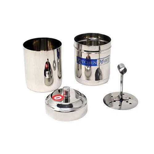 Kitchen Mart Stainless Steel South Indian Filter Coffee Drip Maker (2 Cup) - Pack of 25