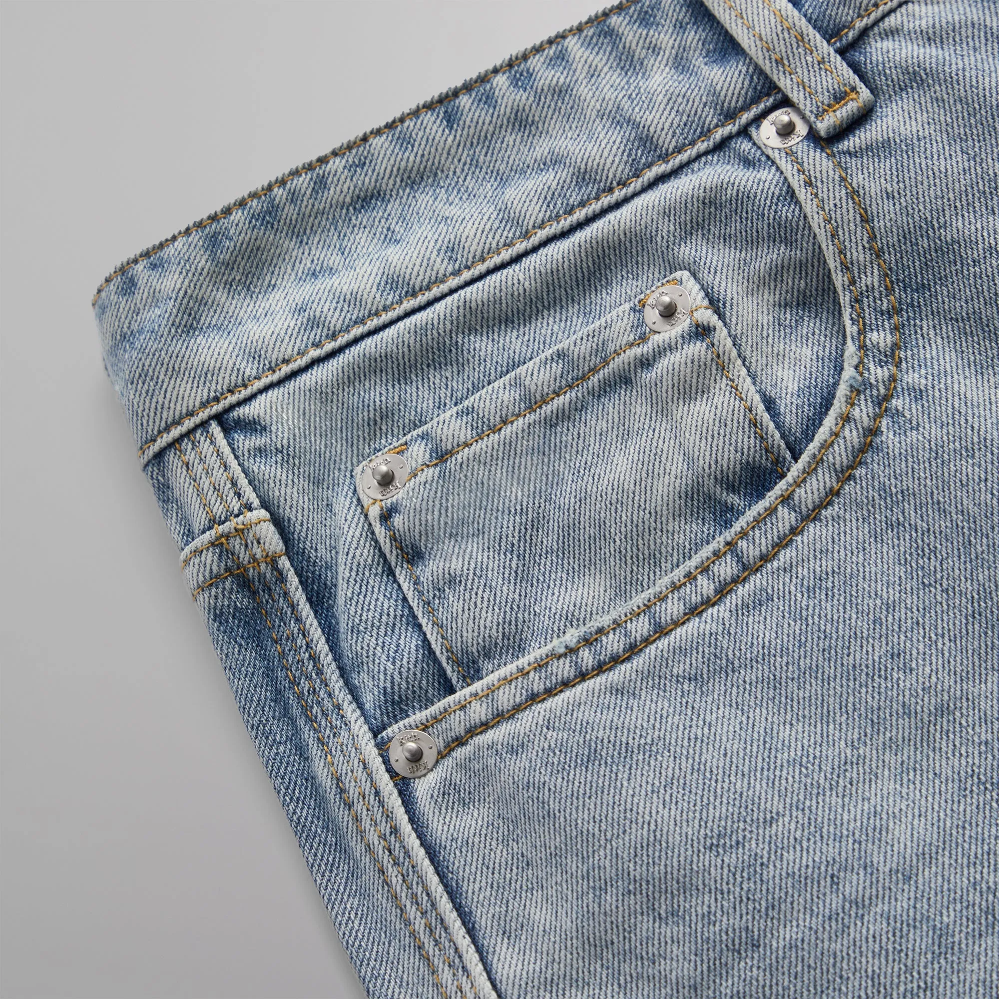 Kith Centre Denim Jean - Light Indigo