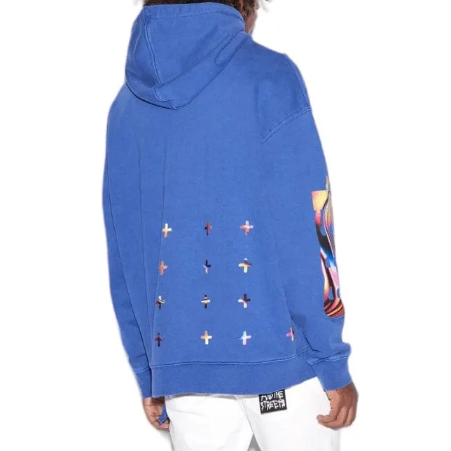 Ksubi Mindstate Biggie Hoodie (Solid Blue) MPS24FL004