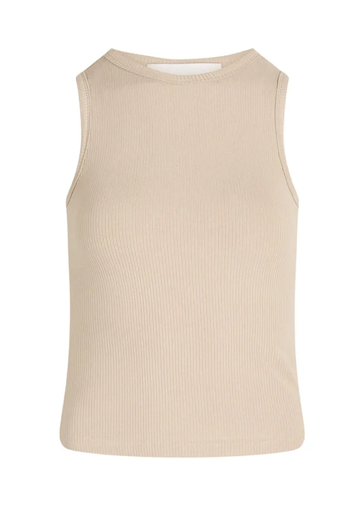 La Rouge Lisa Singlet Top - Sand