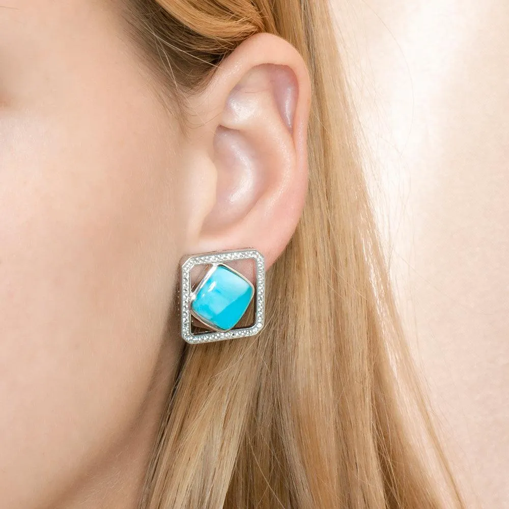 Larimar Hale Earrings