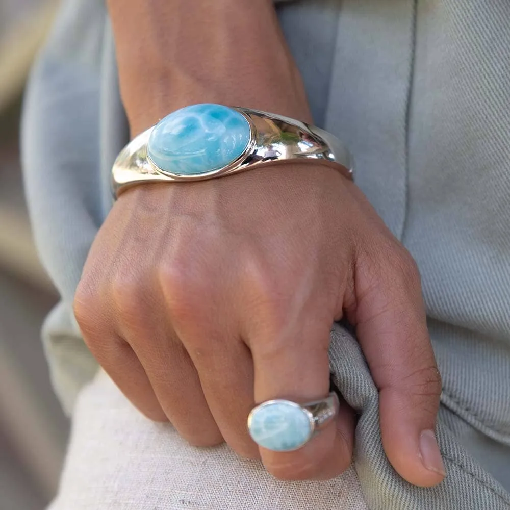 Larimar Tidepool Bangle