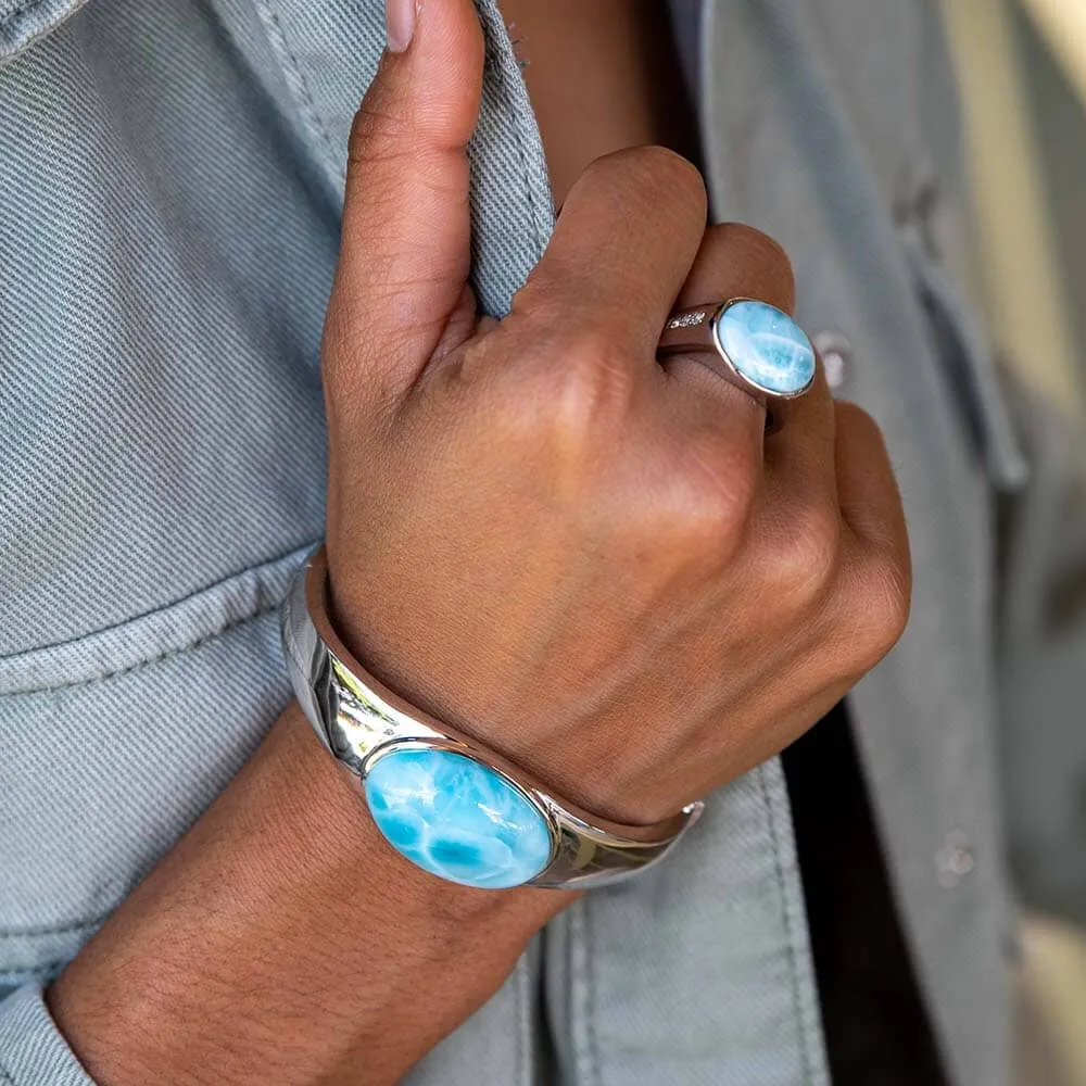 Larimar Tidepool Bangle