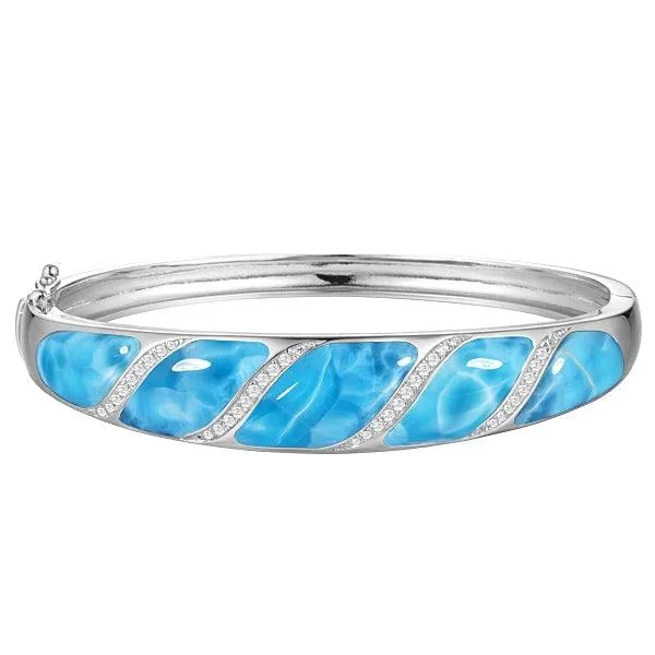 Larimar Waves Bangle