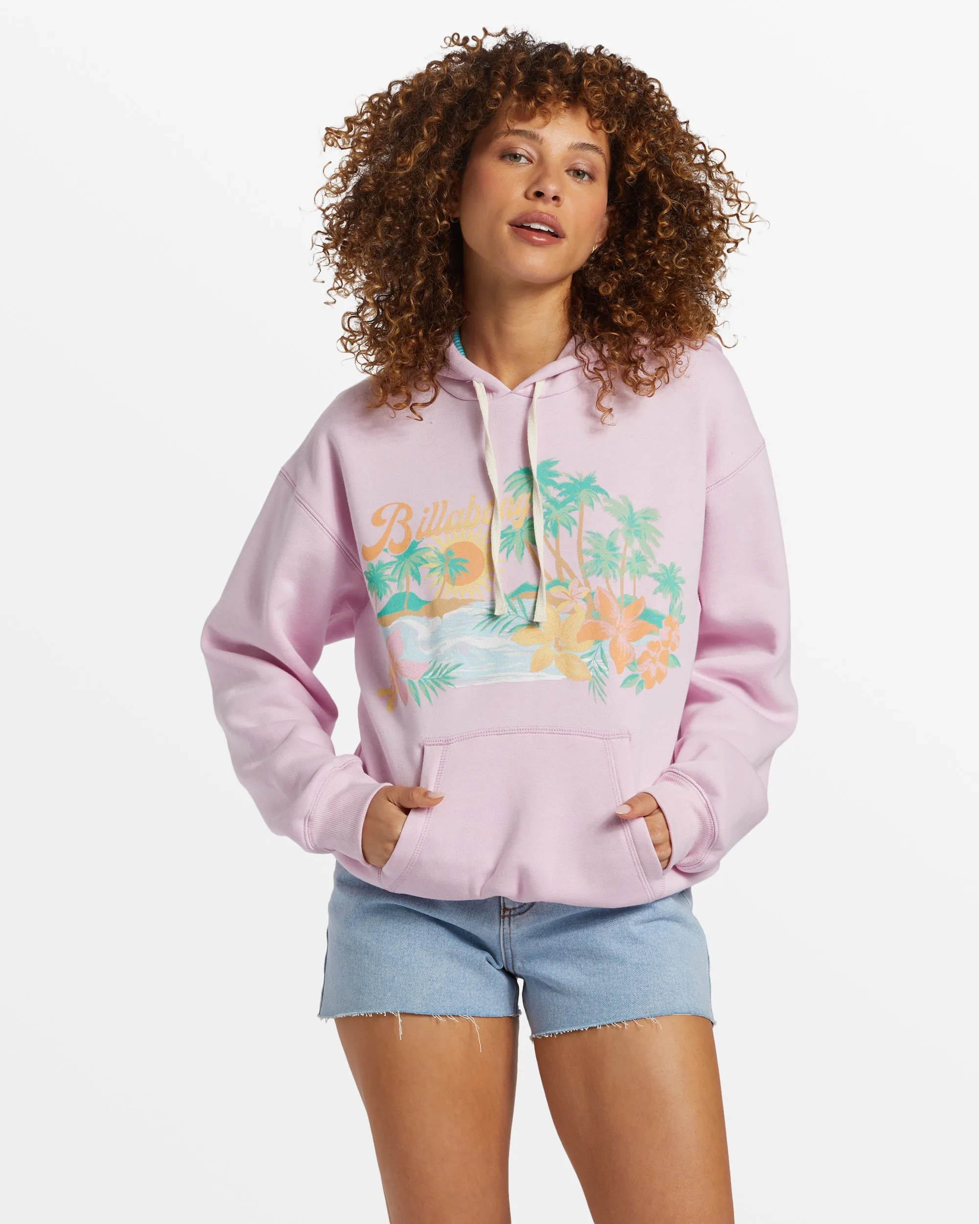 Lets Get Away Hoodie - Sweet Pink