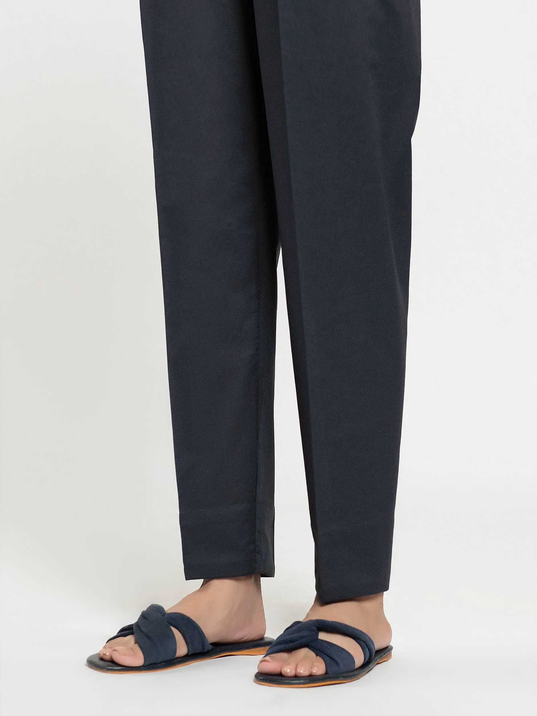 Limelight Navy Blue Plain Cambric Trouser (P6045TR)