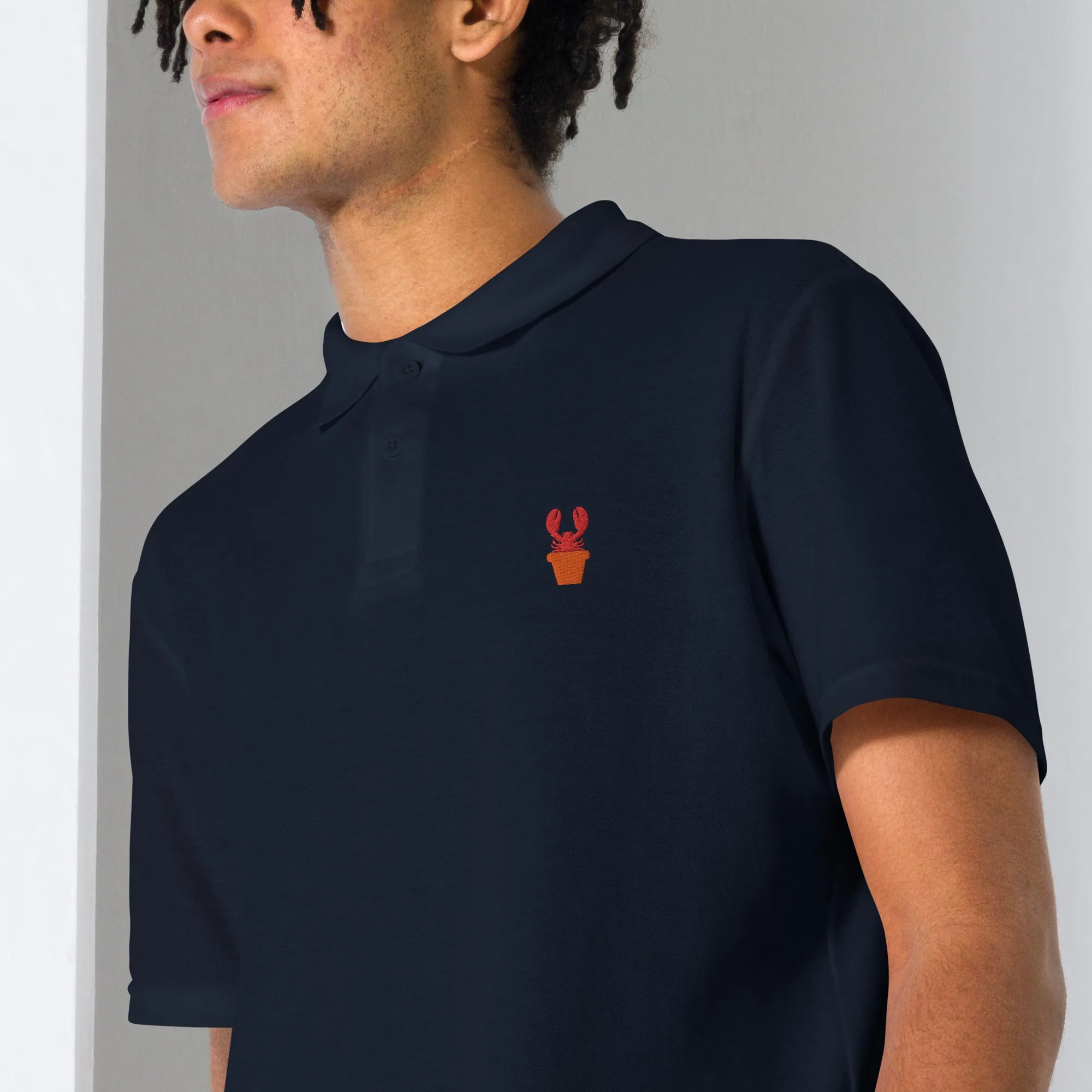 LobsterPot Unisex pique polo shirt