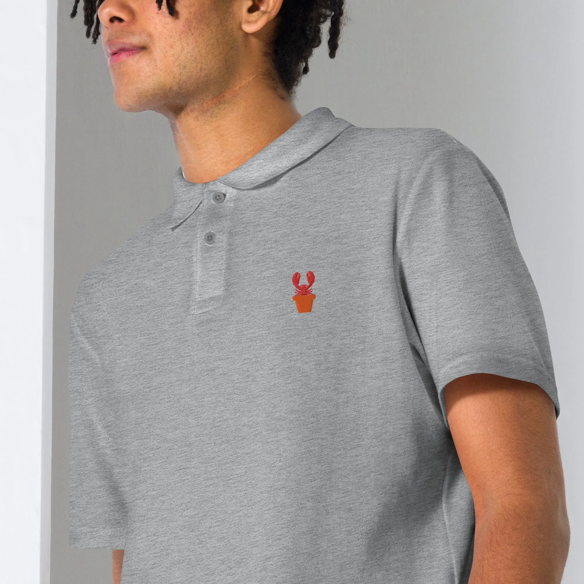 LobsterPot Unisex pique polo shirt