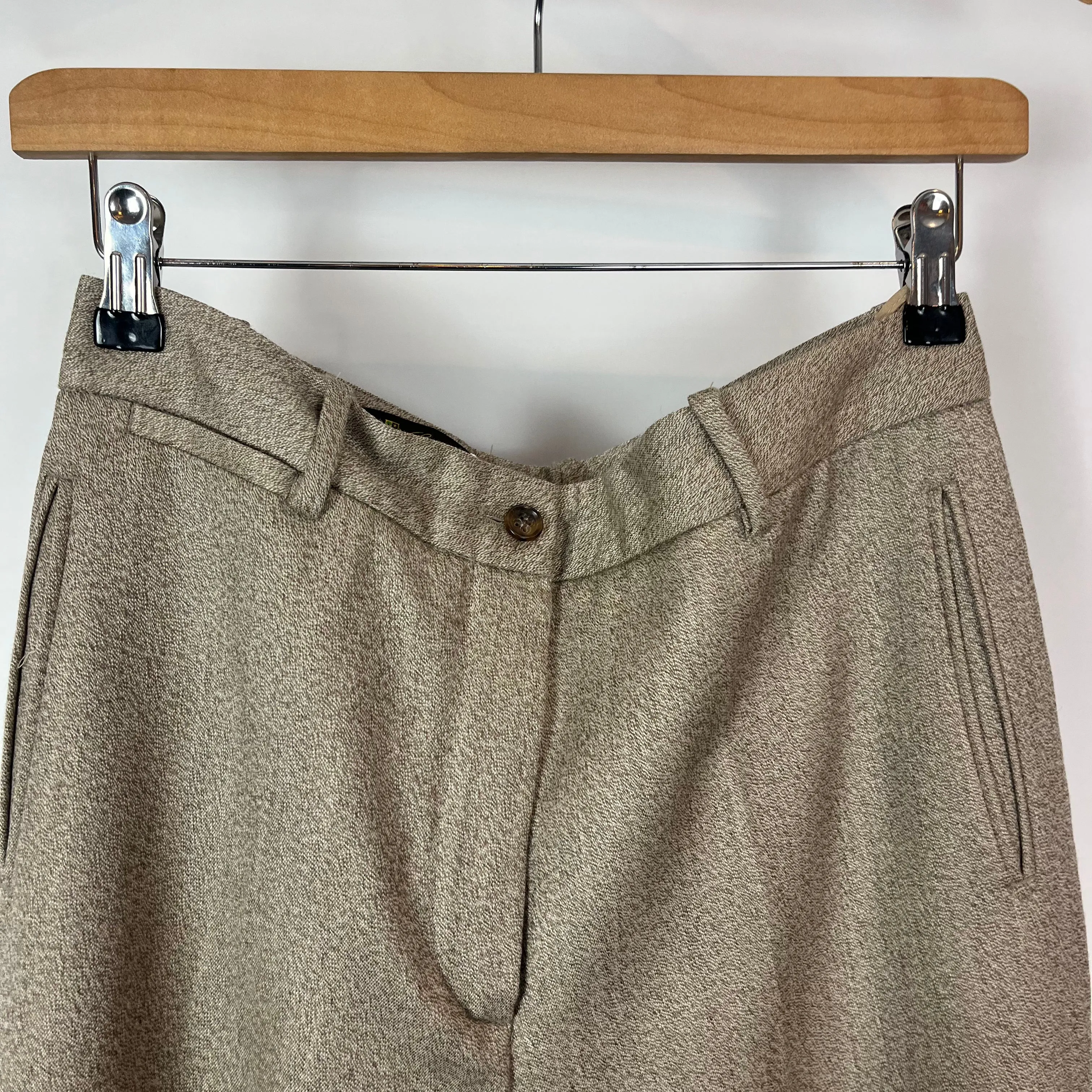 Loro Piana 1490 Beige Marl Cashmere Pants M