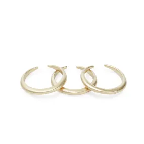 Luna Creciente Stackable Ring - Bronze