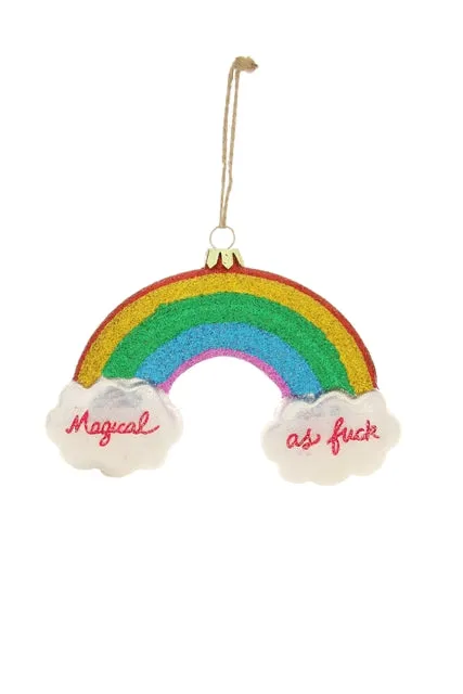  Magical AF Rainbow  Ornament