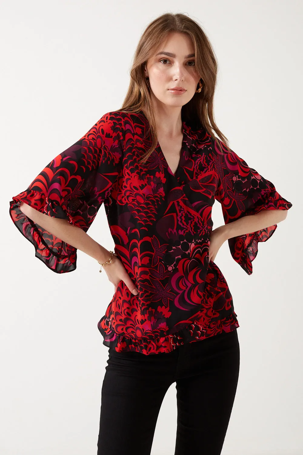 Marc Angelo Alice Wrap Top